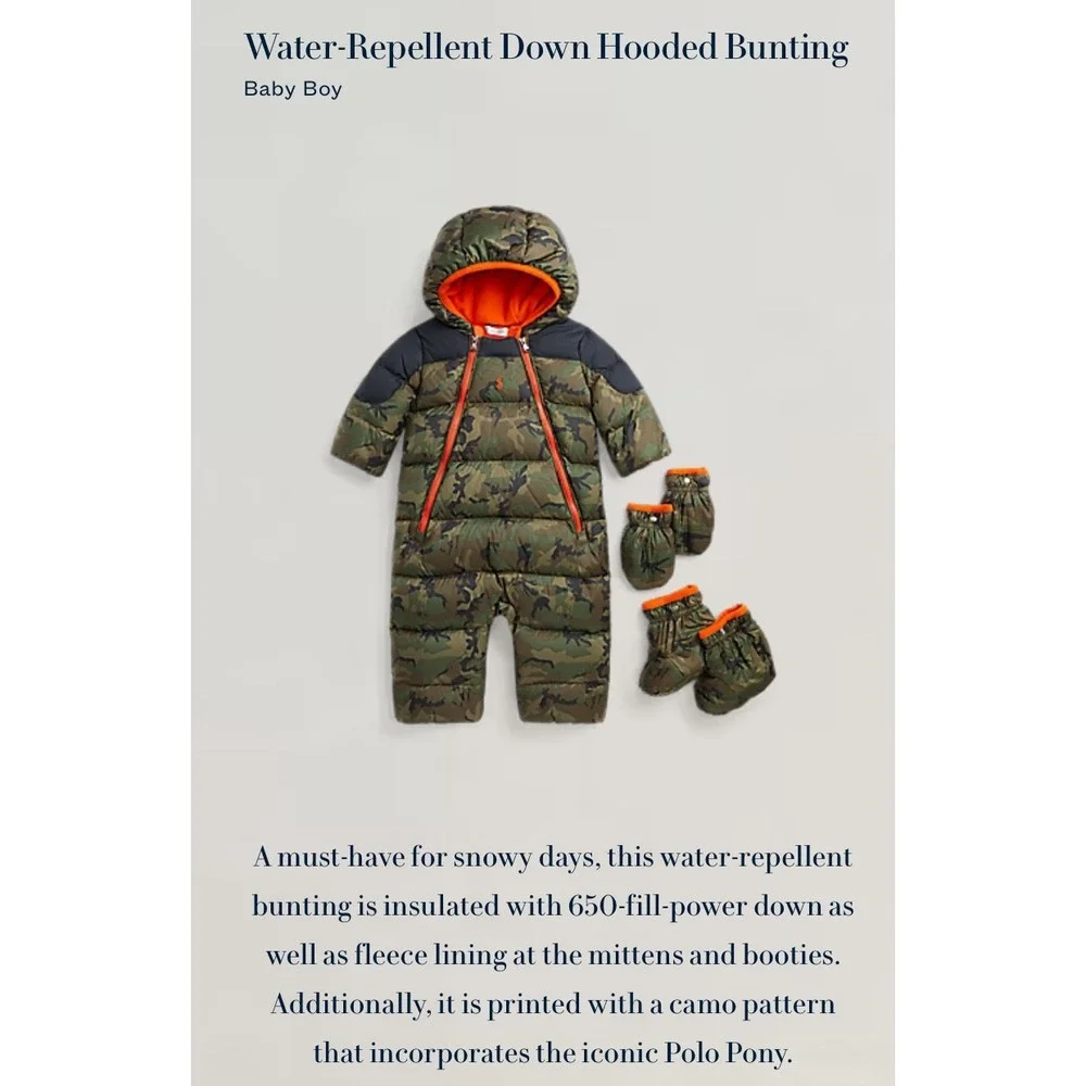 Ralph Lauren style puffer